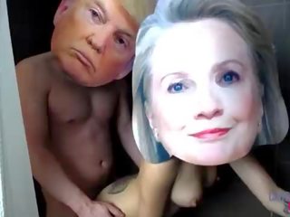 Donald trump і hillary clinton реальний знаменитість секс стрічка піддається ххх